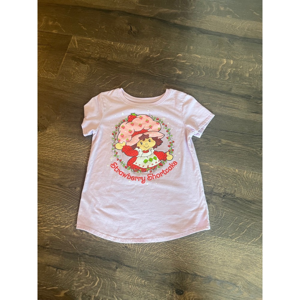 Jumping Beans Girls Strawberry Shortcake Graphic Tee Purple Size 6X